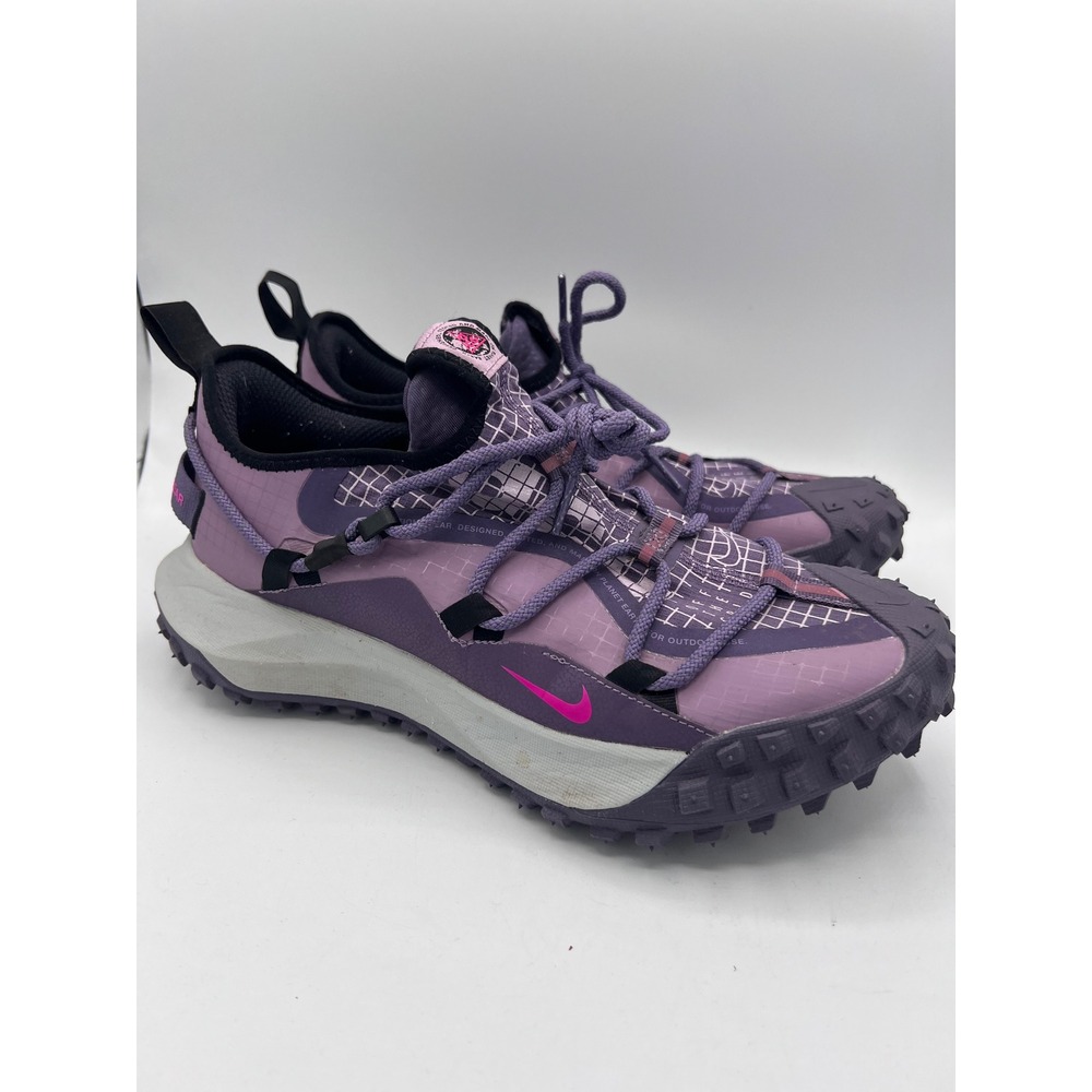 Nike ACG Mountain Fly Low SE Canyon Purple DQ1979-500 Men's 8/Women's 9.5 EUC